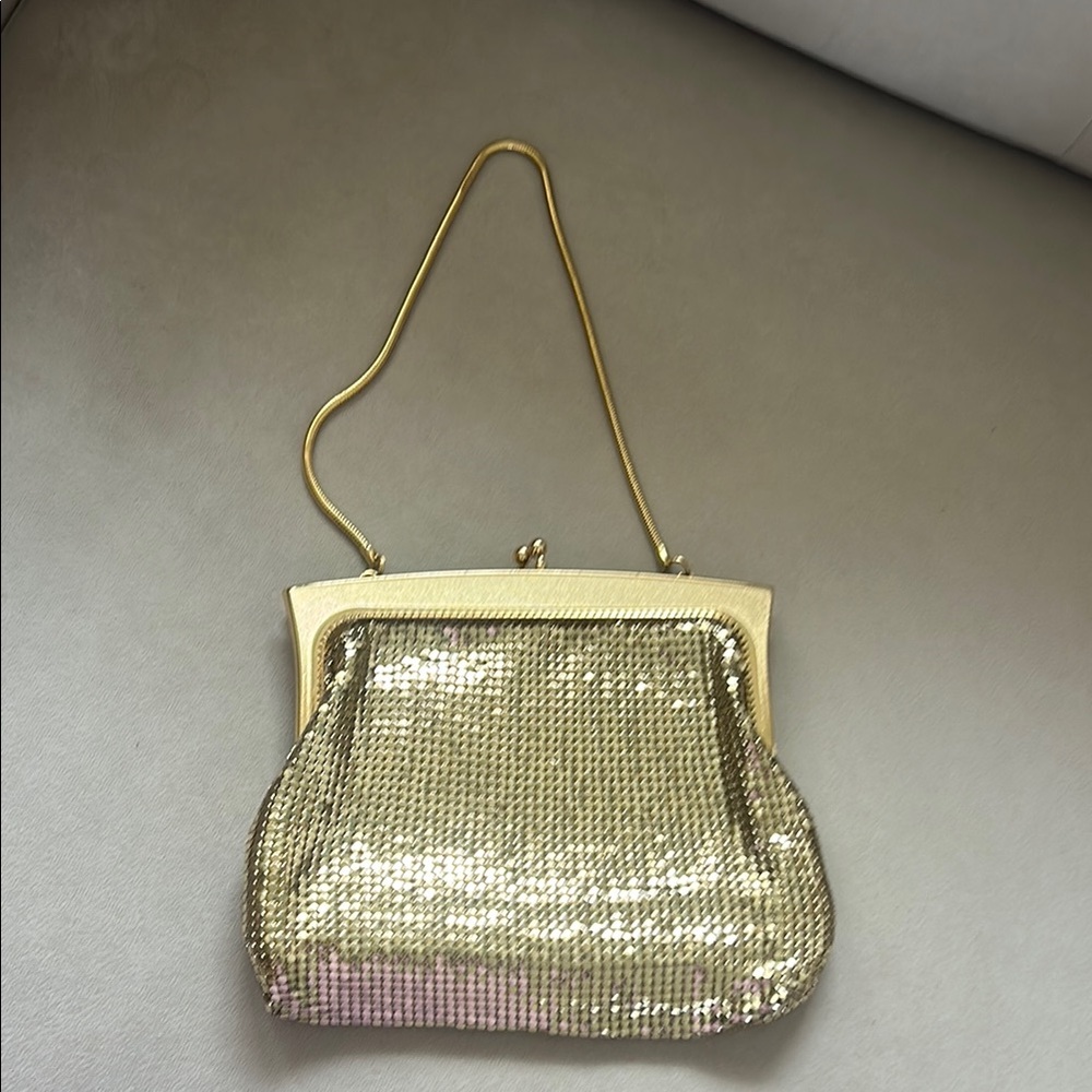 Gold Sequin Evening Bag